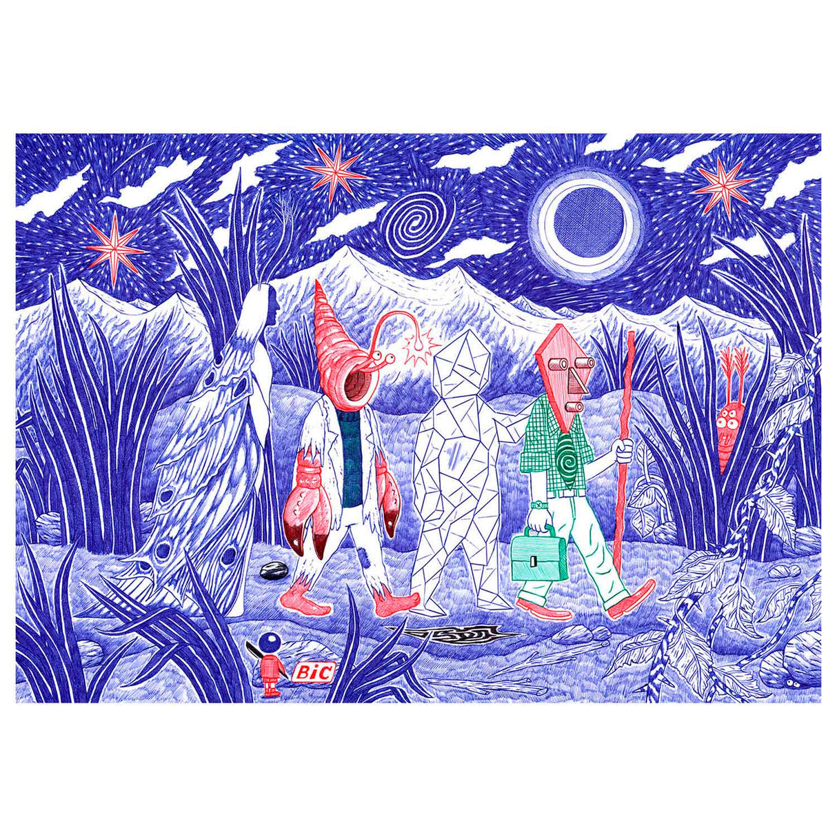 Bic cristal ballpoint pens, 15 pcs.