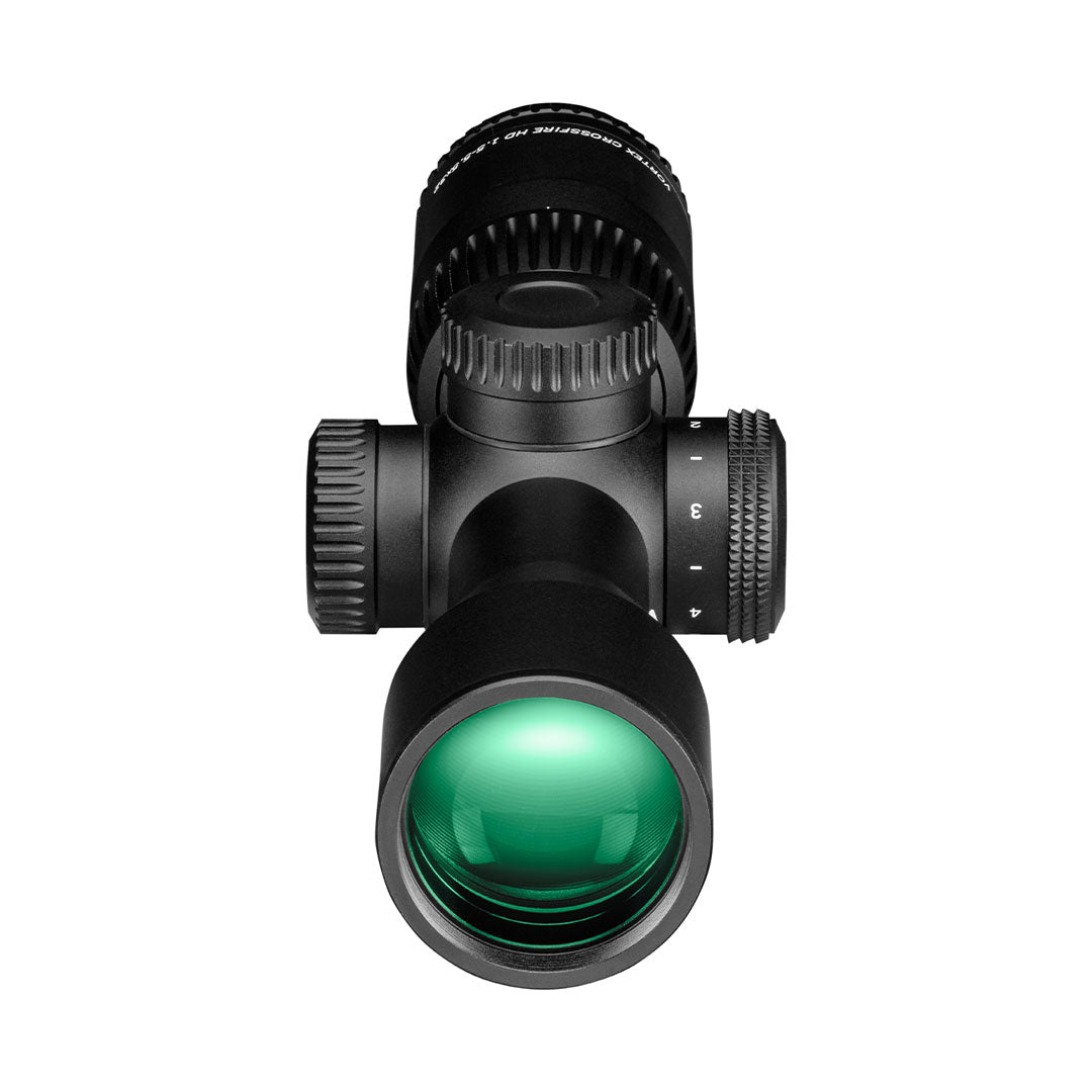 Strelni daljnogled Vortex Crossfire HD 1,5-5,5x32 Scout, osvetljen namerilni križ 2A BDC (MOA)