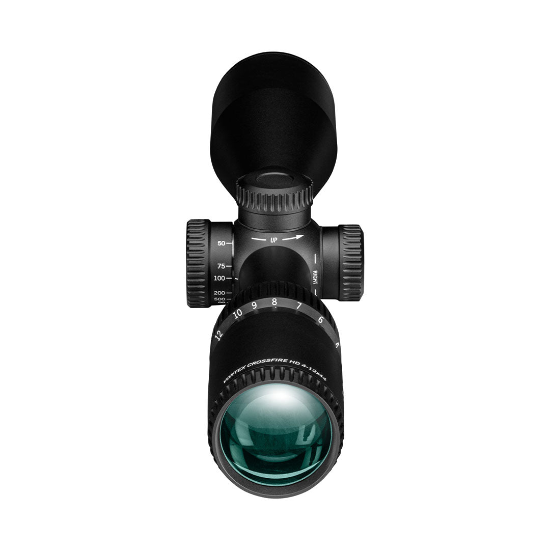 Vortex crossfire hd 4-12x44 richtkijker, dead-hold bdc dradenkruis (moa)