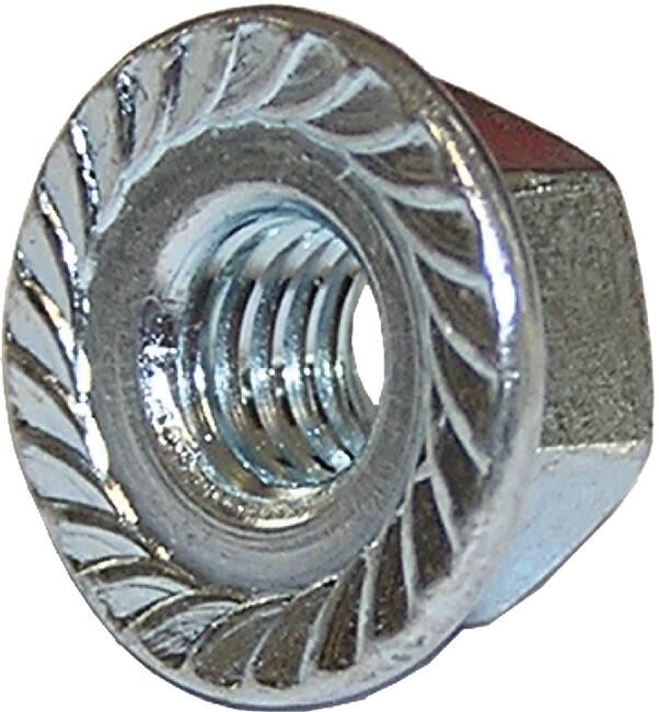 Dresselhaus serrated flange nut ratchet nut m5 zinced