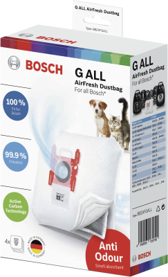 Sacs d'aspirateur Bosch bbzafgall 4 pièces