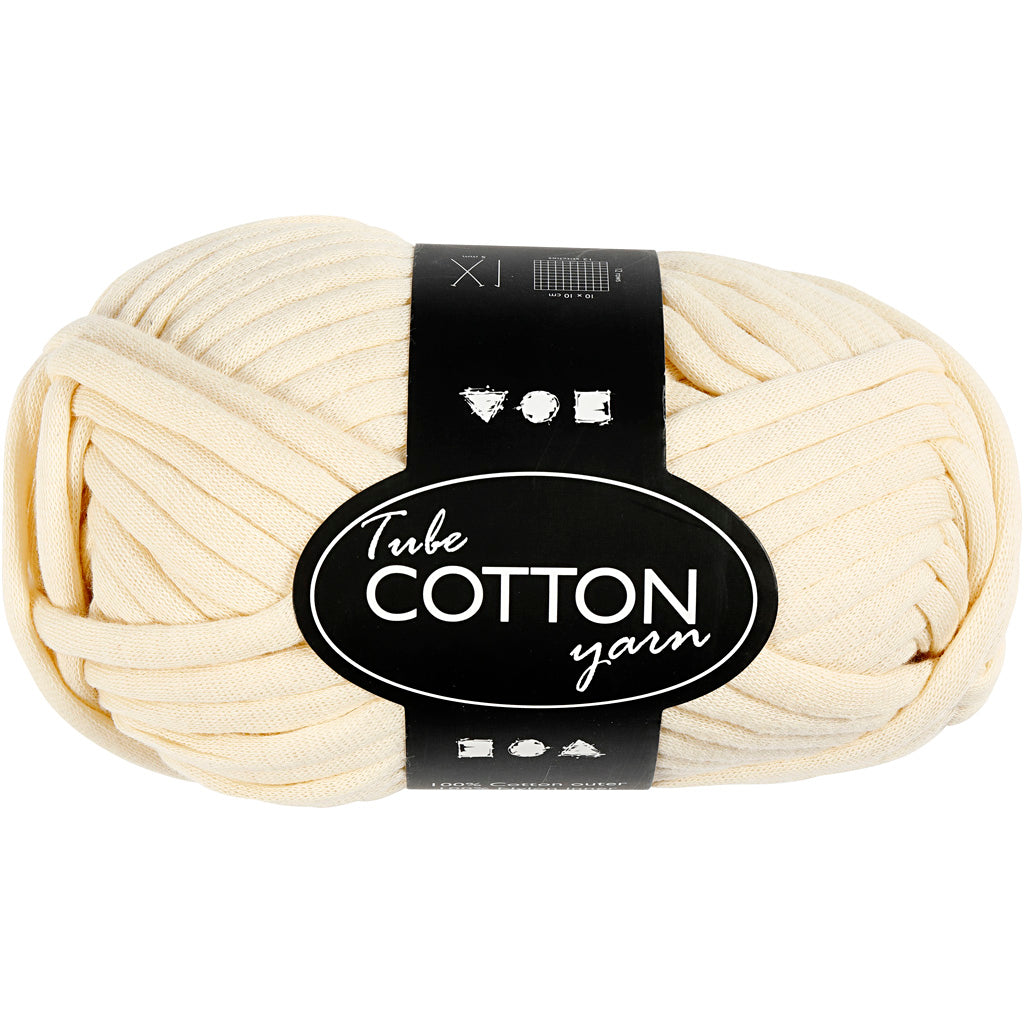 Creativ company textile yarn, l: 45 m, off-white, 100 gr 1 ball