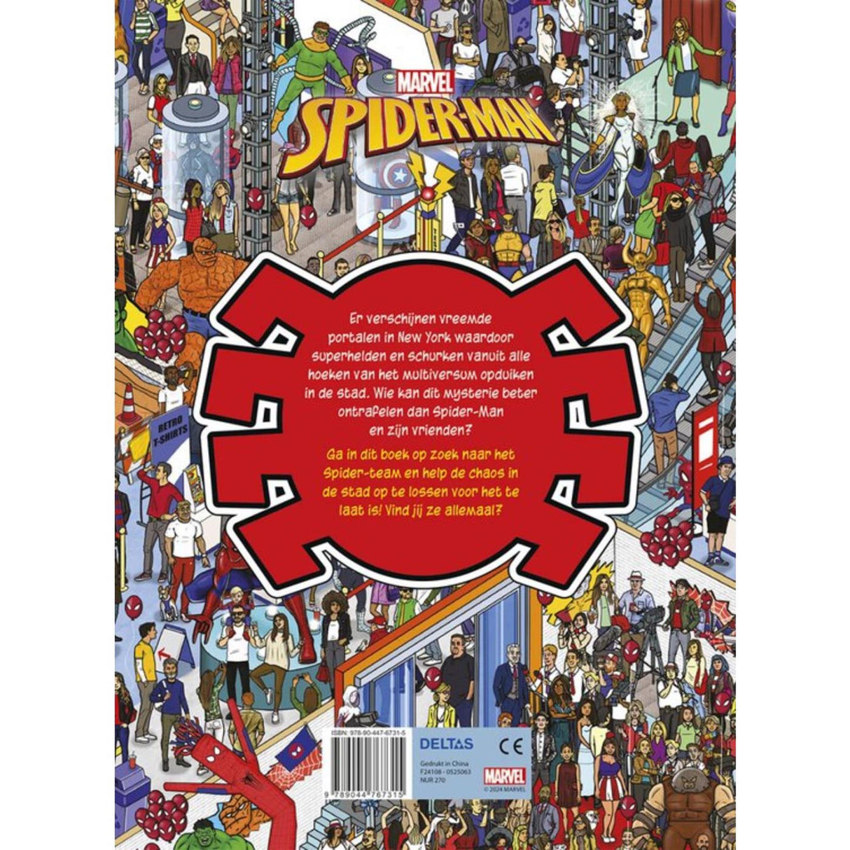 Deltas waar is spider-man nu weer? zoekboek