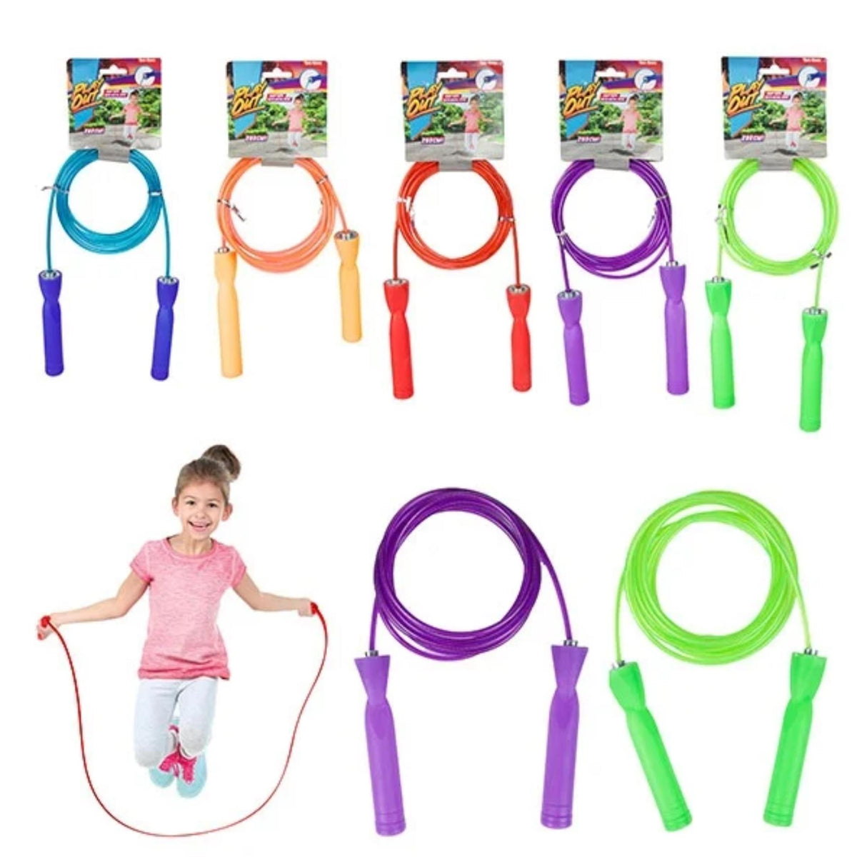 Toi-toys skipping rope with metal wire, 280cm