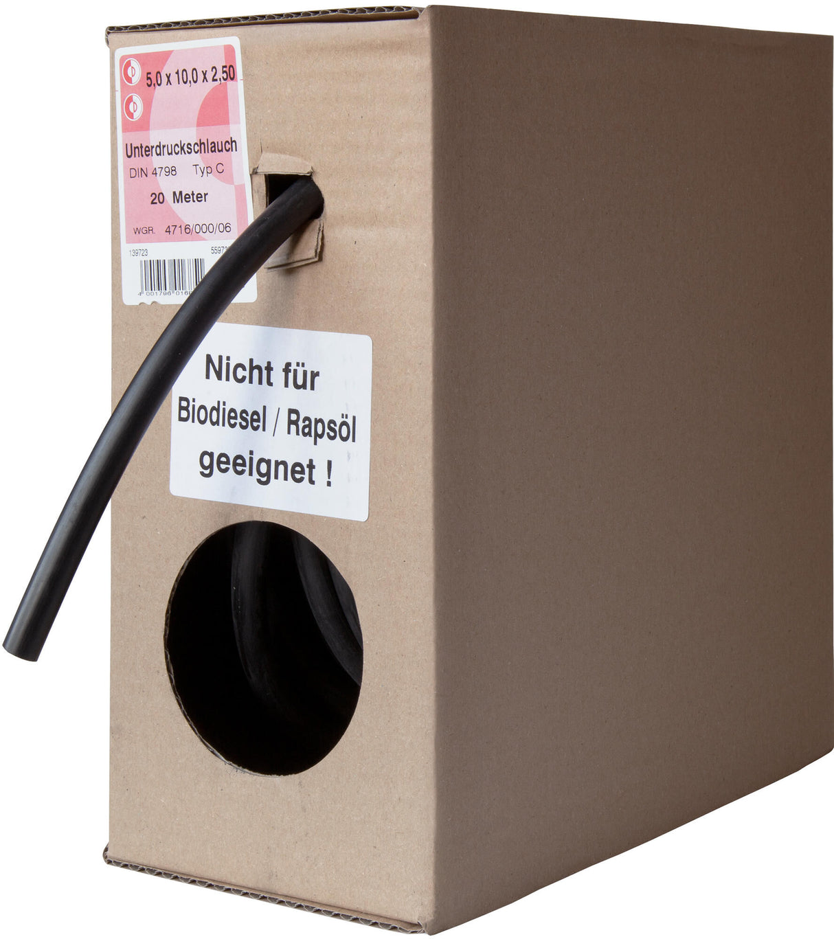 Dresselhaus underpressure hose fuel hoses 3.5x8x2.25 20m