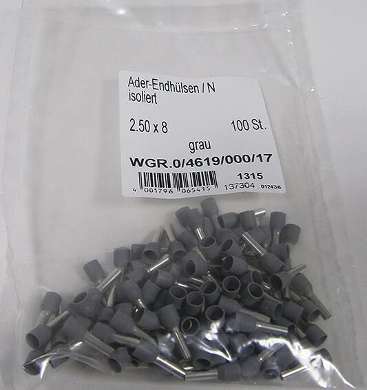 Dresselhaus ferrule insulated wire end sleeve 2.5 mm