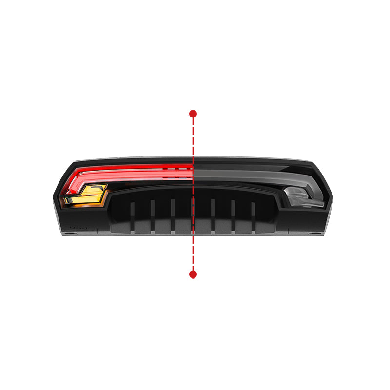 Meilan Laser rear light with USB Remote Control X5