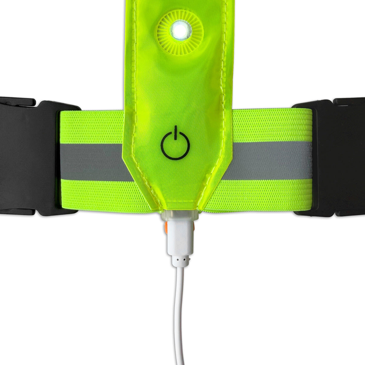 Lynx Harnas usb led sport vest neon geel