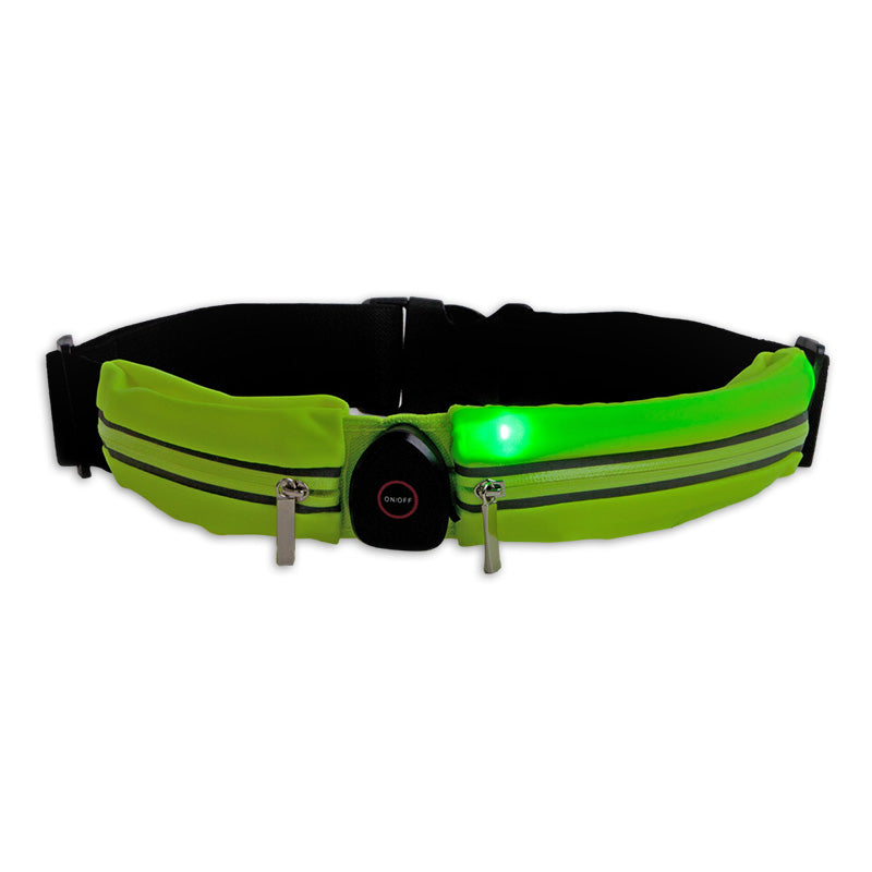 Lynx LED Sport Hip Bag Carrin -Running Cinturón (doble) USB