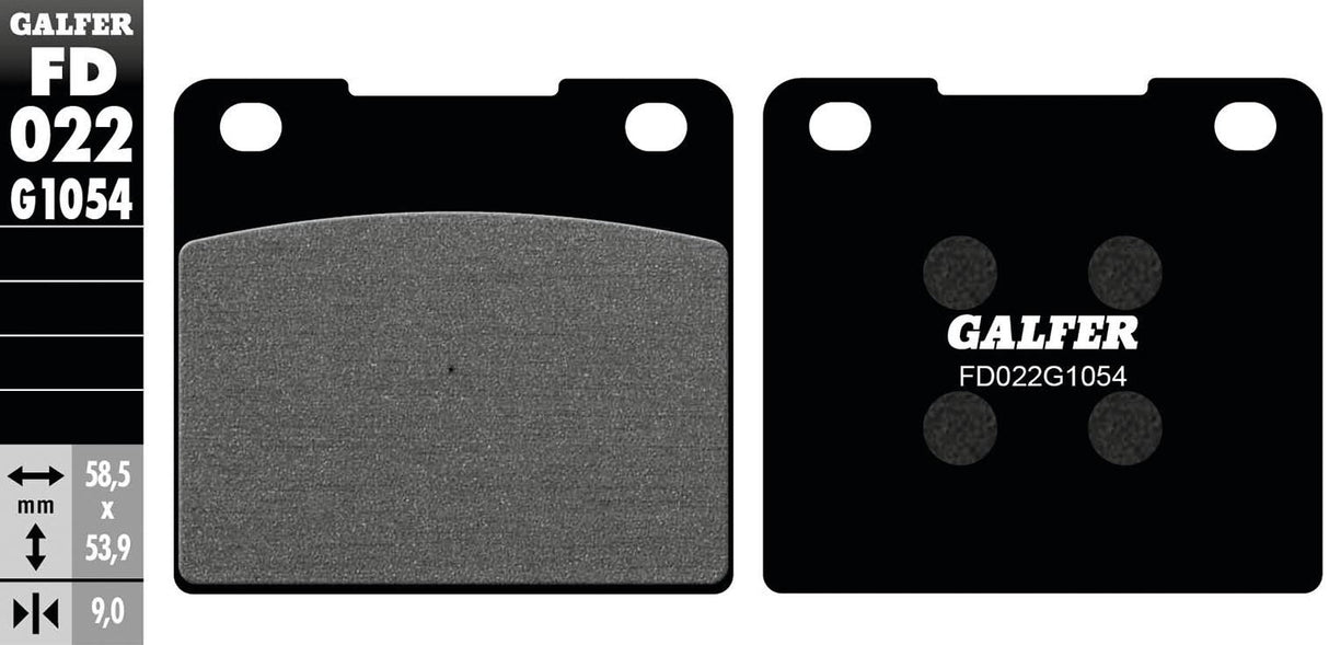 Galfer brake pads fd022 brake pad fd022 g1054 organic