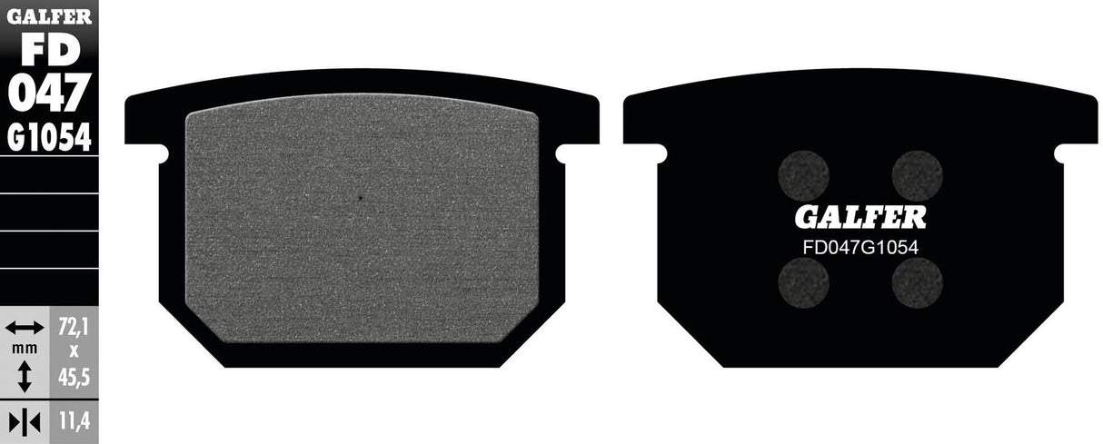 Galfer remblokken fd047 brake pad fd047 g1054 organic