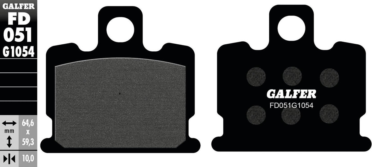 Galfer brake pads fd051 brake pad fd051 g1054 organic