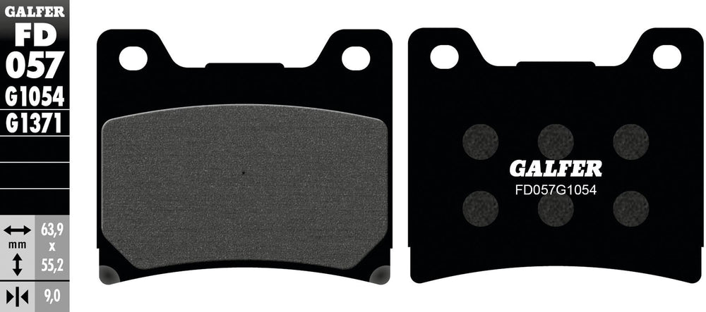Galfer brake pads fd057 brake pad fd057 g1054 organic