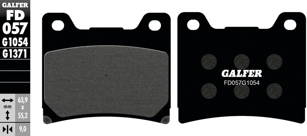 Galfer brake pads fd057 brake pad fd057 g1054 organic