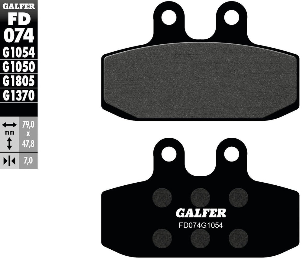 Galfer brake pads fd074 brake pad fd074 g1054 organic