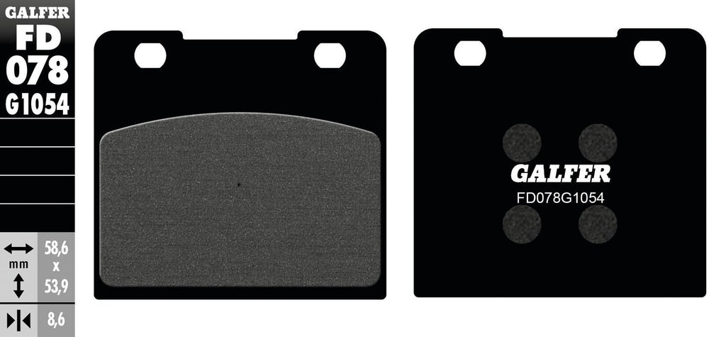 Galfer brake pads fd078 brake pad fd078 g1054 organic