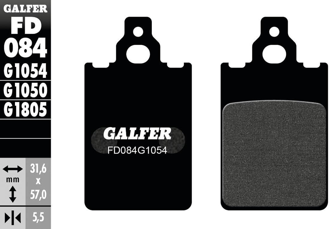 Galfer brake pads fd084 brake pad fd084 g1054 organic