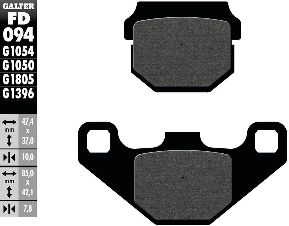 Galfer brake pads fd094 brake pad fd094 g1054 organic