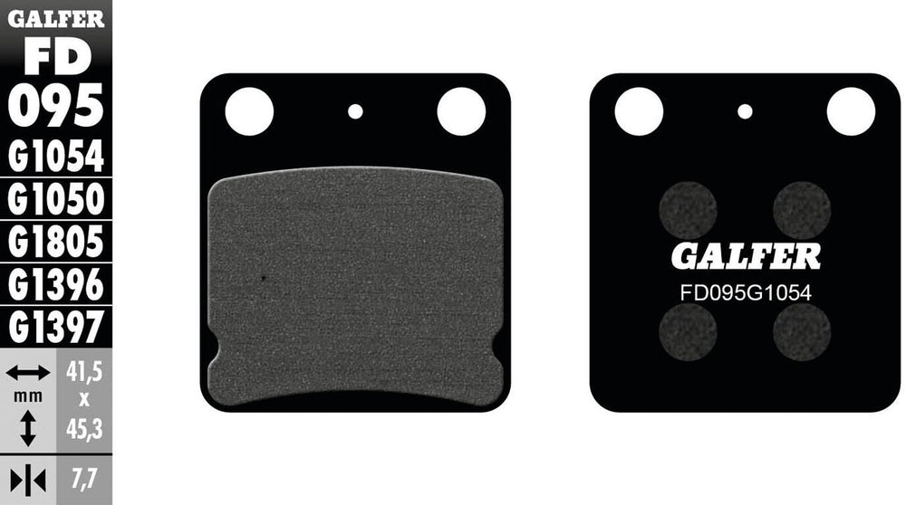 Galfer brake pads fd095 brake pad fd095 g1054 organic