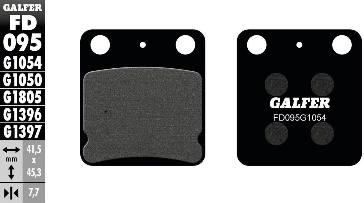 Galfer brake pads fd095 brake pad fd095 g1054 organic