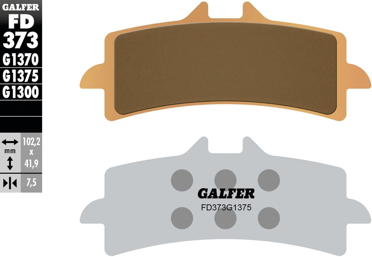 Galfer brake pads fd373 brake pad fd373 g1375 sint.metal str. sp.