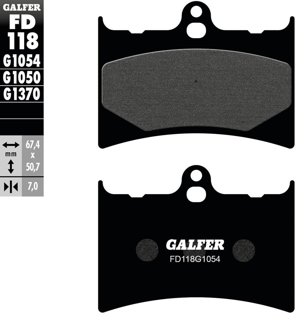 Galfer brake pads fd118 brake pad fd118 g1054 organic