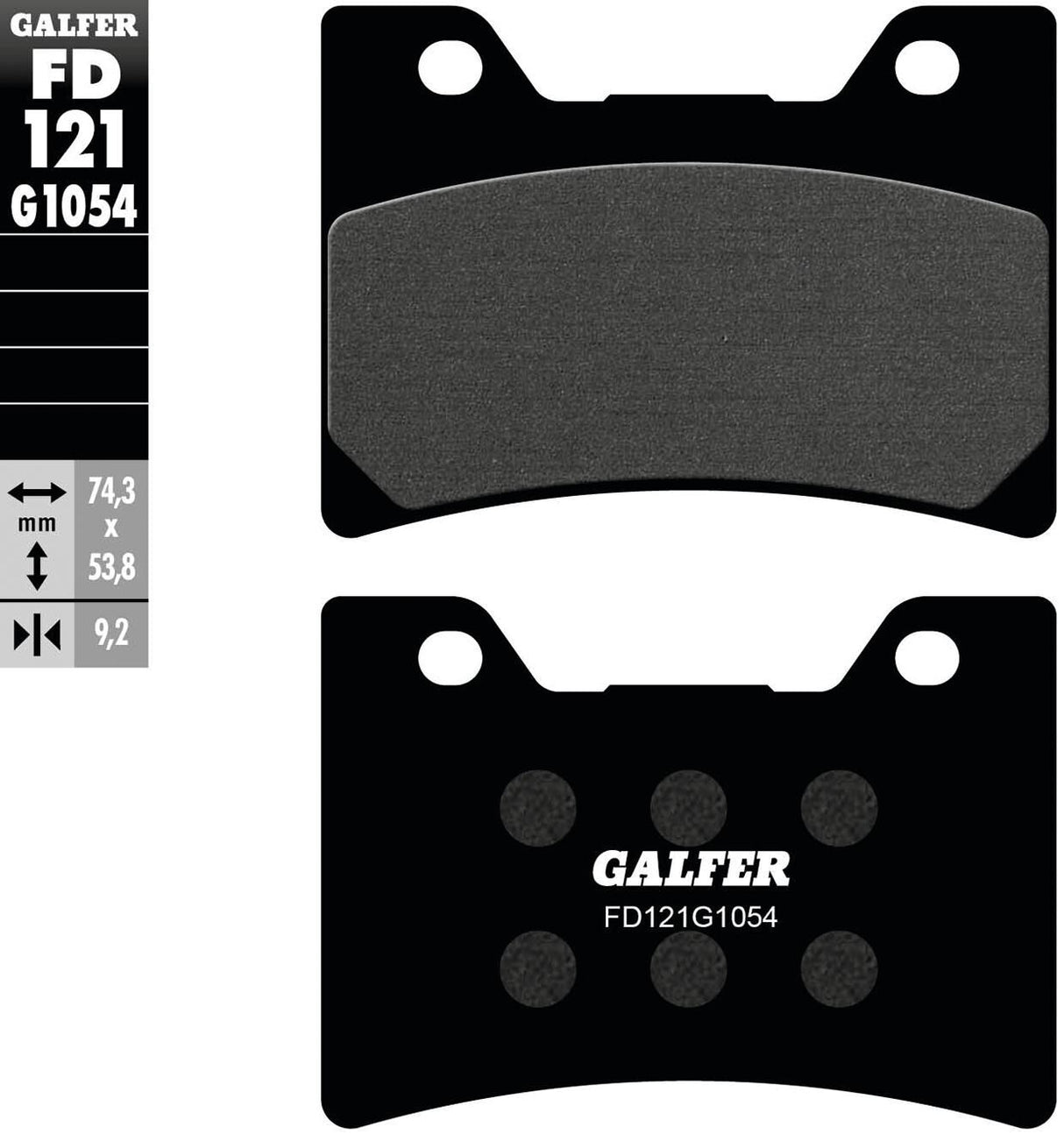 Galfer brake pads fd121 brake pad fd121 g1054 organic