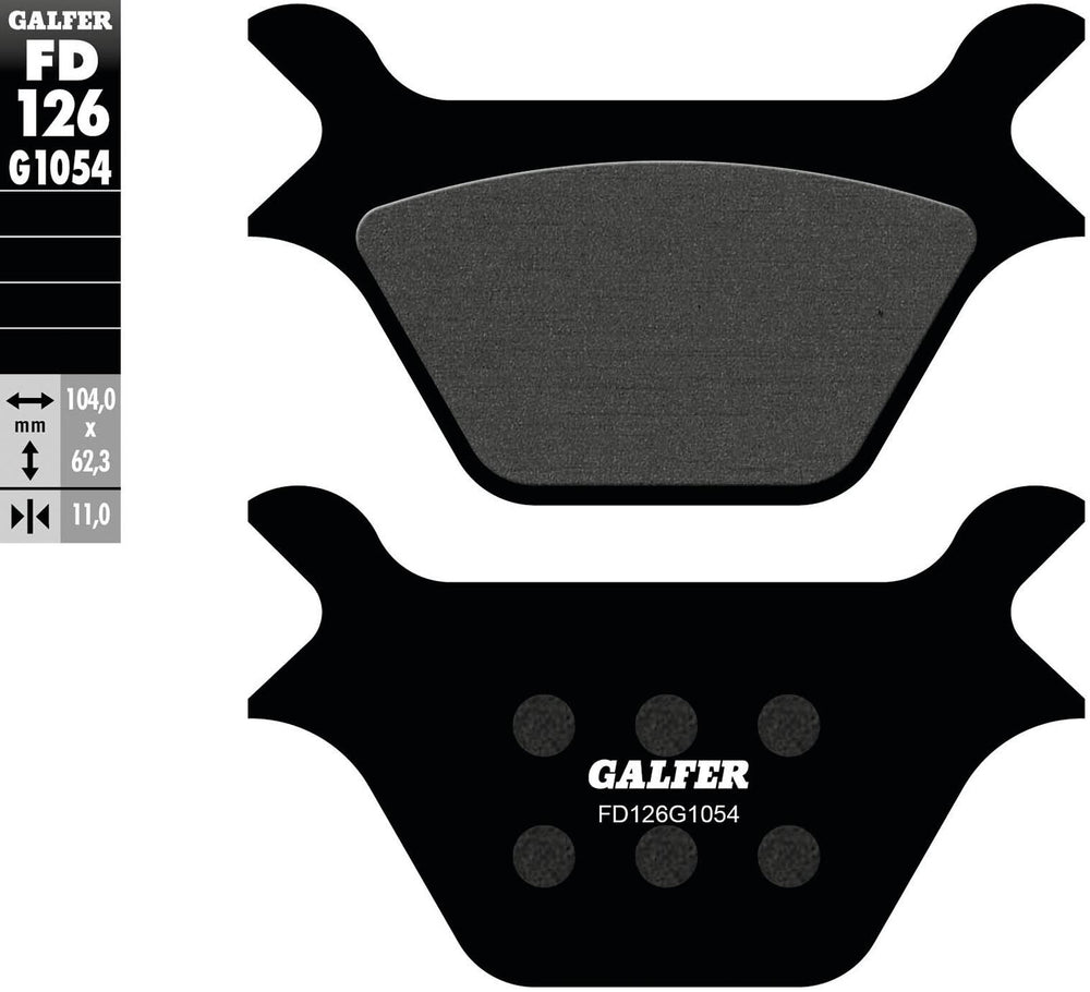 Galfer brake pads fd126 brake pad fd126 g1054 organic