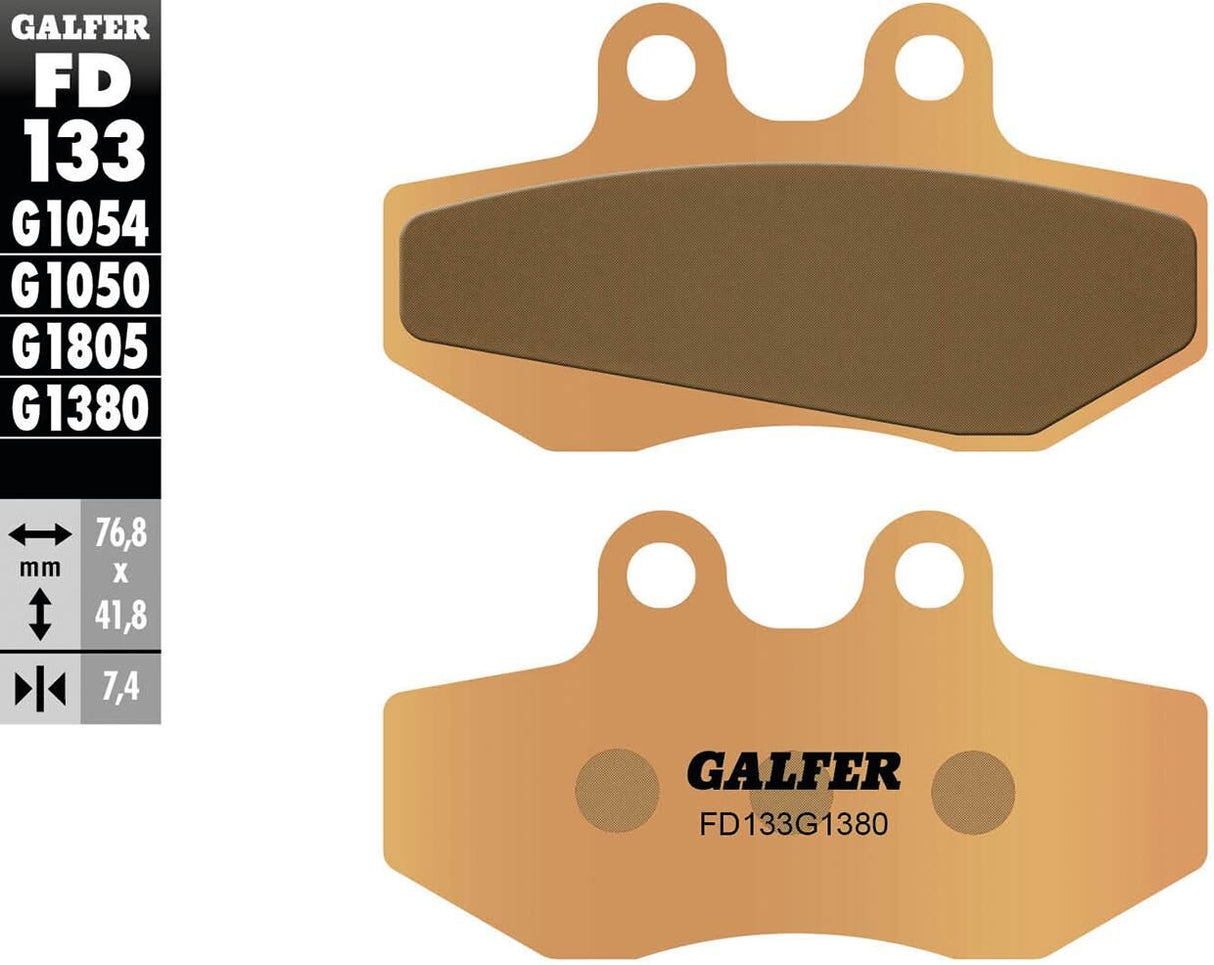 Galfer remblokken fd133 brake pad fd133 g1380 sintered metal
