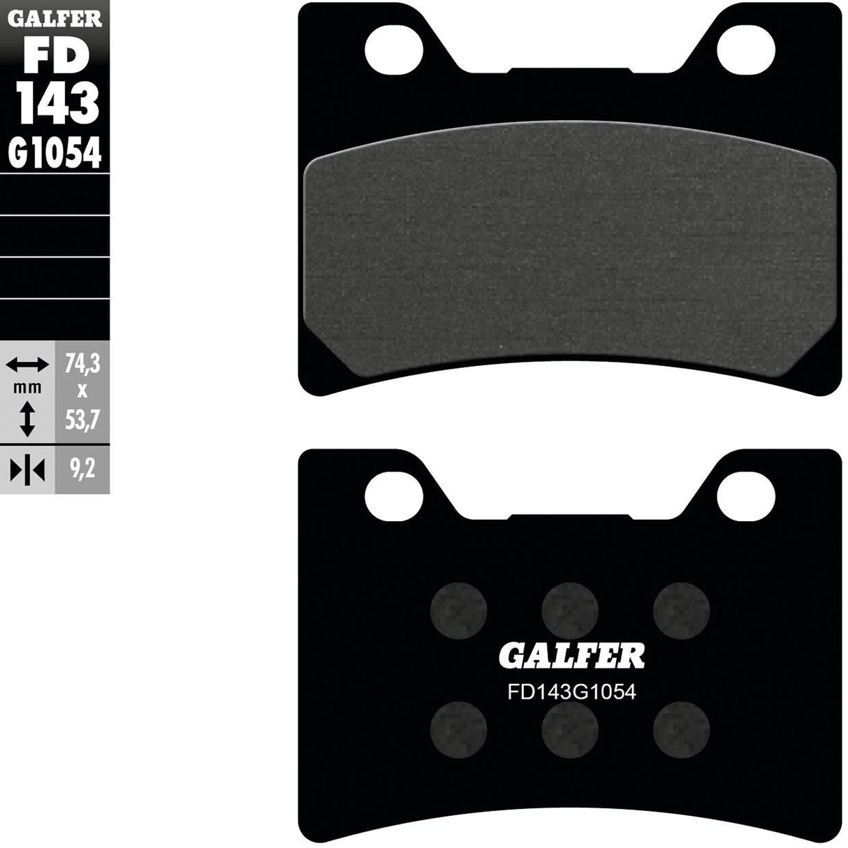 Galfer brake pads fd143 brake pad fd143 g1054 organic