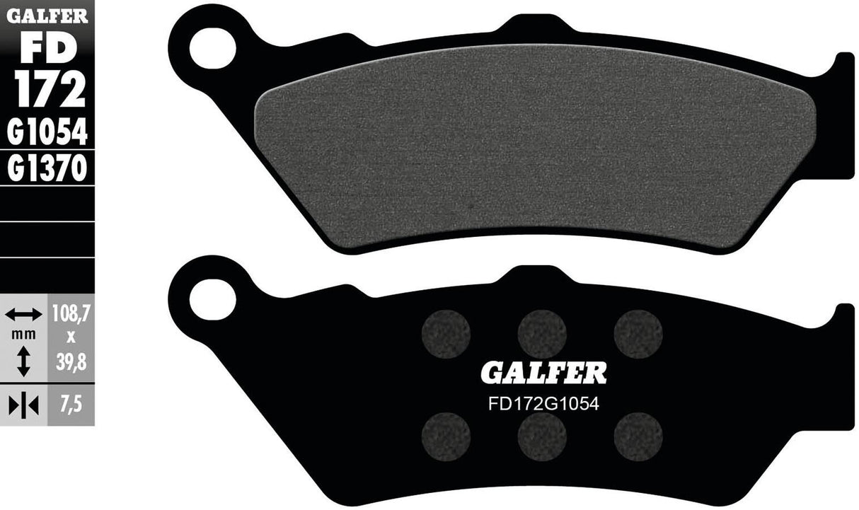 Galfer brake pads fd172 brake pad fd172 g1054 organic