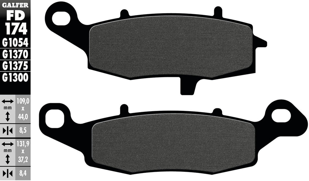 Galfer brake pads fd174 brake pad fd174 g1054 organic