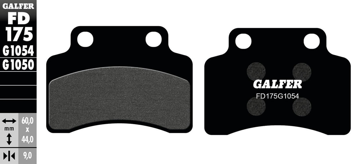 Galfer brake pads fd205 brake pad fd175 g1054 organic