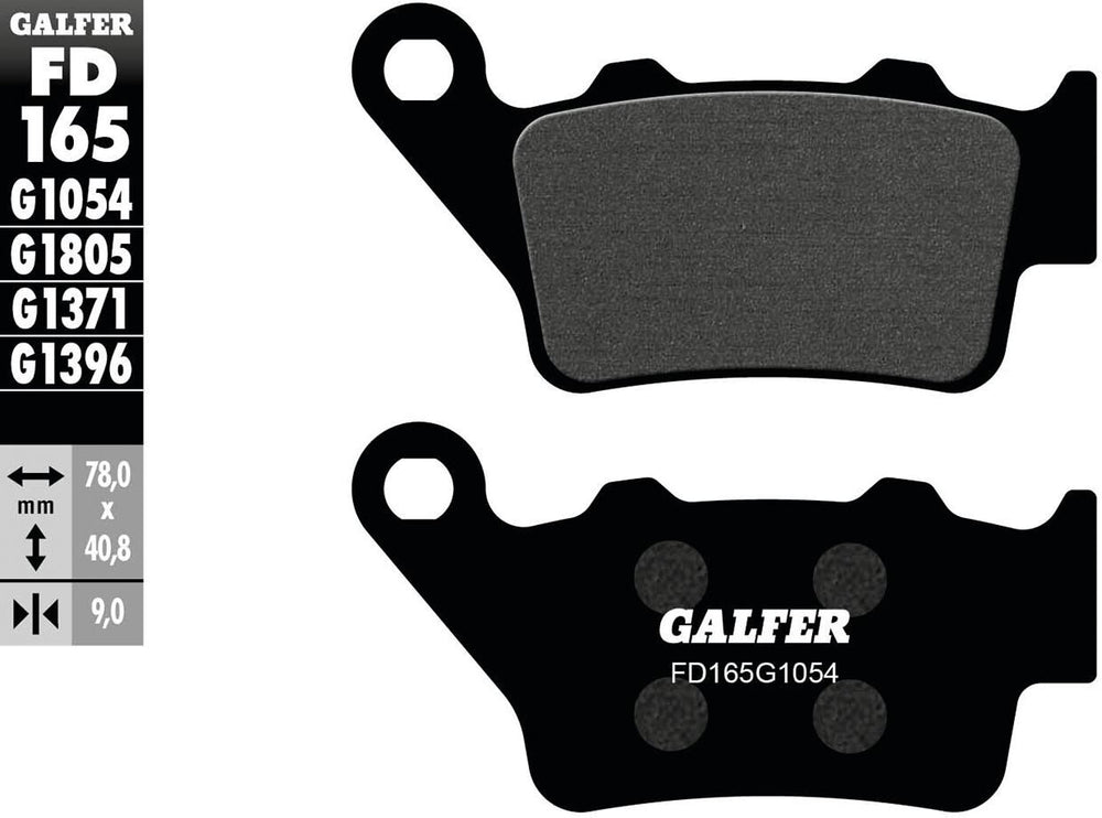 Galfer brake pads fd165 brake pad fd165 g1054 organic