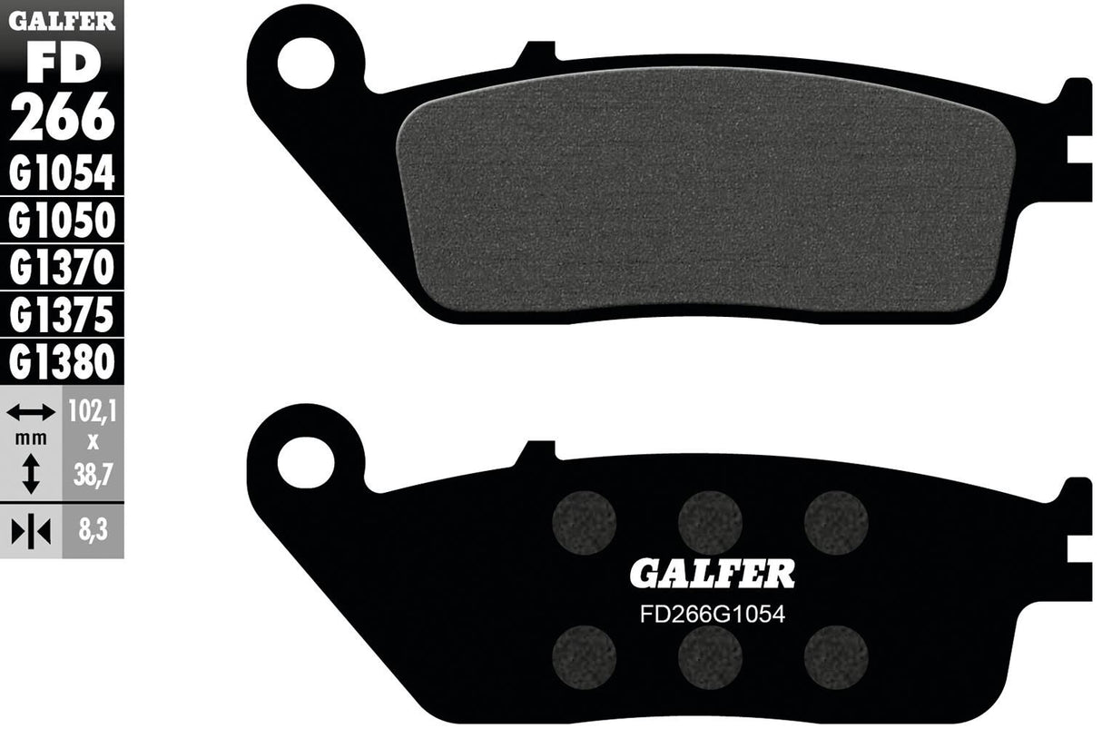 Galfer remblokken fd266 brake pad fd266 g1054 organic street