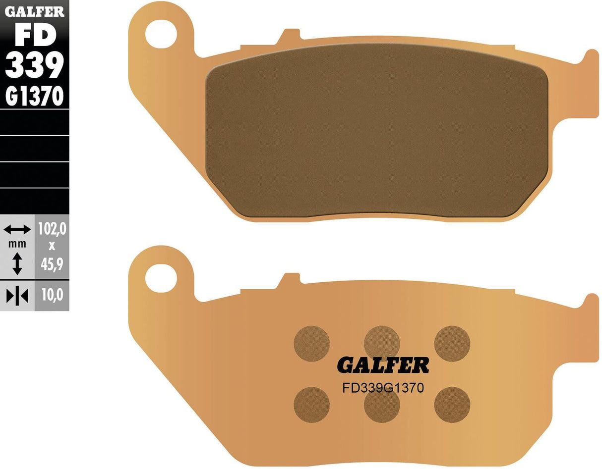Galfer remblokken fd339 brake pad fd339 g1370 sint.metal street