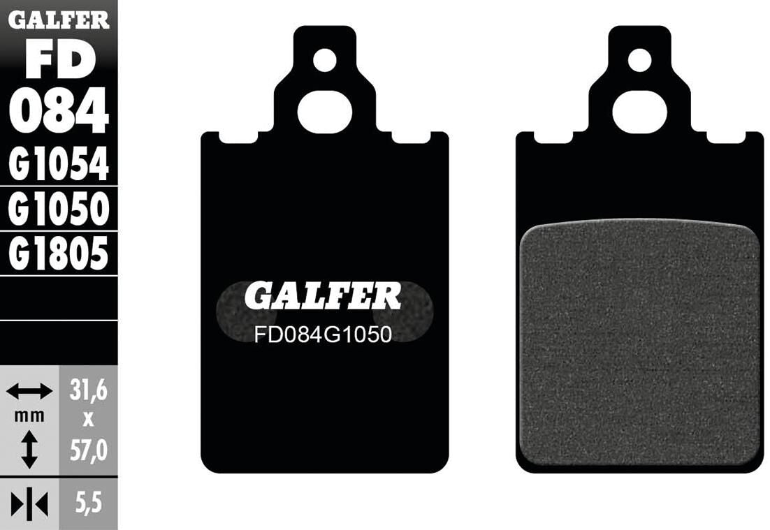 Galfer brake pads fd084 brake pad fd084 g1050 organic