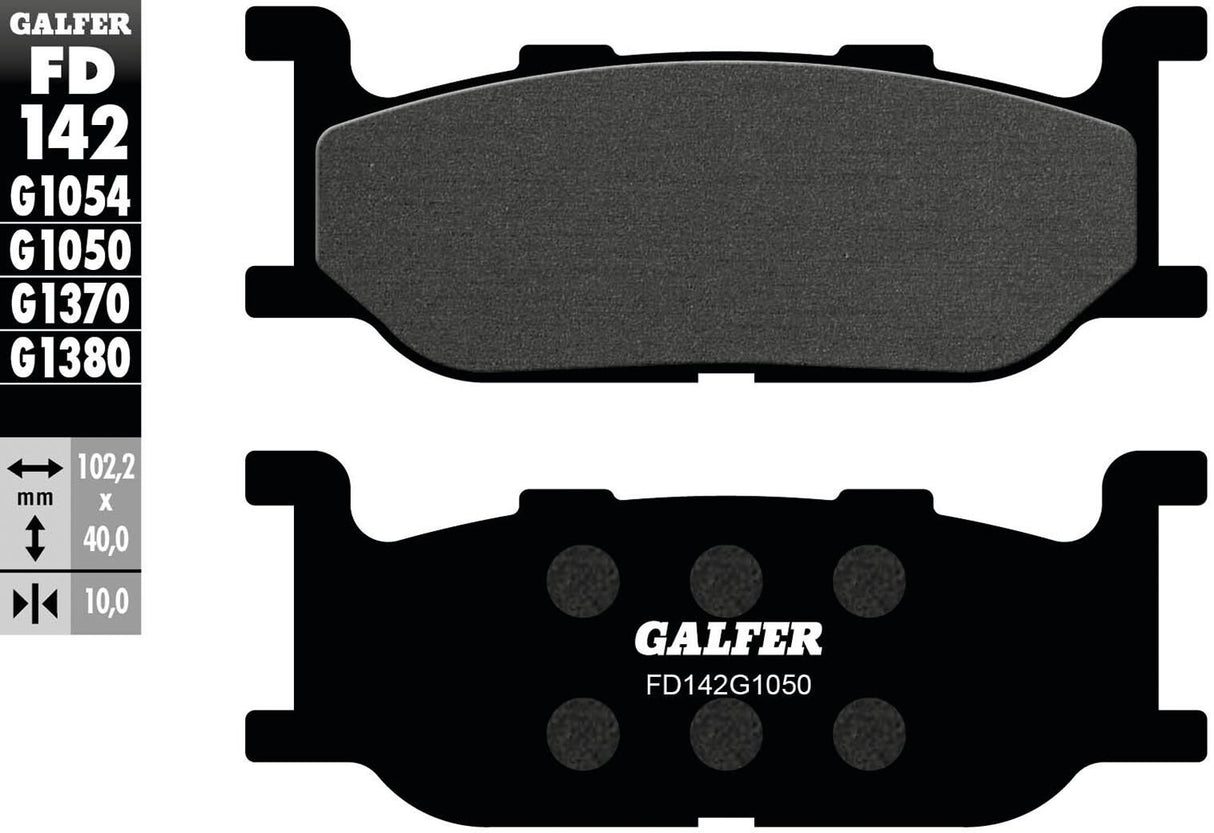 Galfer brake pads fd142 brake pad fd142 g1050 organic