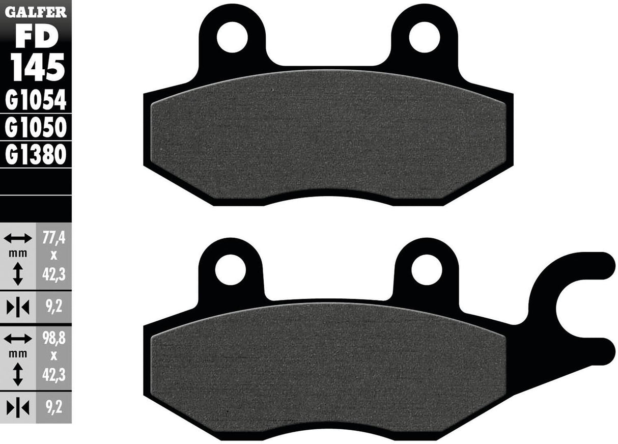 Galfer remblokken fd145 brake pad fd145 g1050 organic