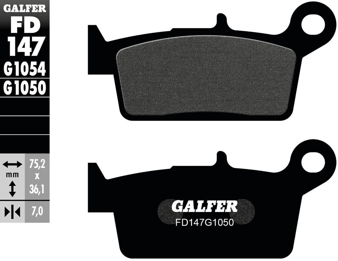 Galfer remblokken fd147 brake pad fd147 g1050 organic
