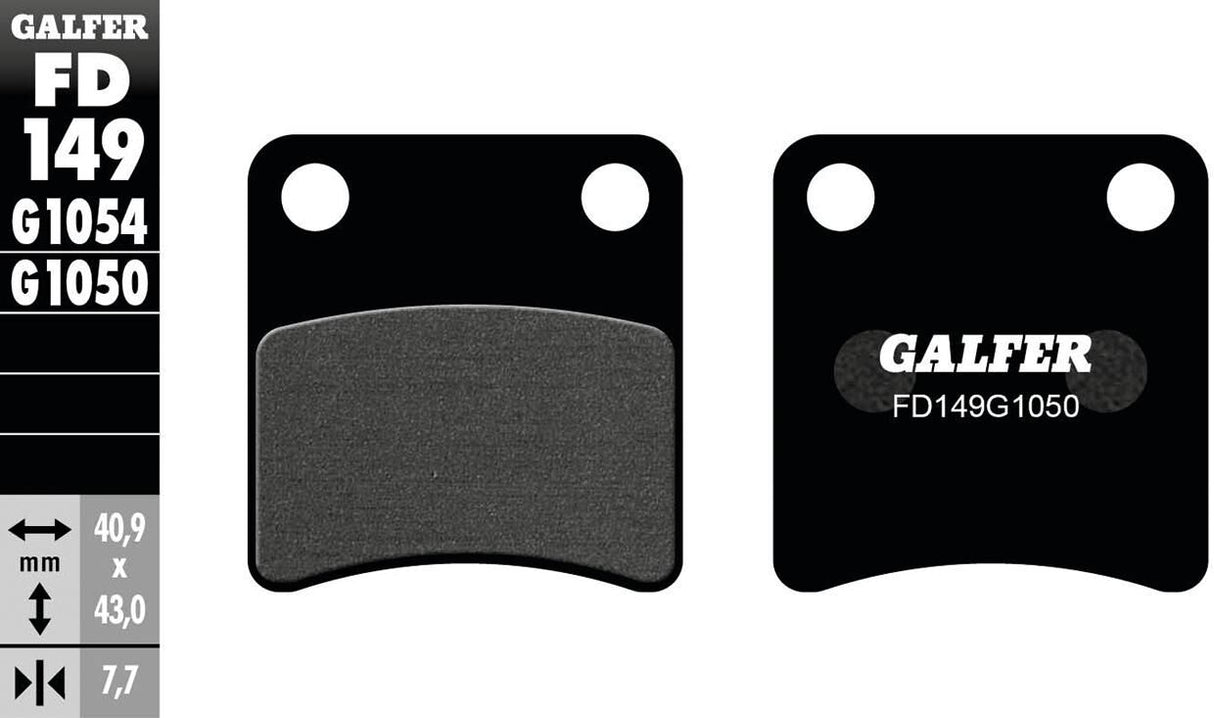 Galfer brake pads fd149 brake pad fd149 g1050 oragnic