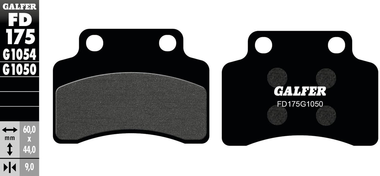 Galfer brake pads fd205 brake pad fd175 g1050 organic