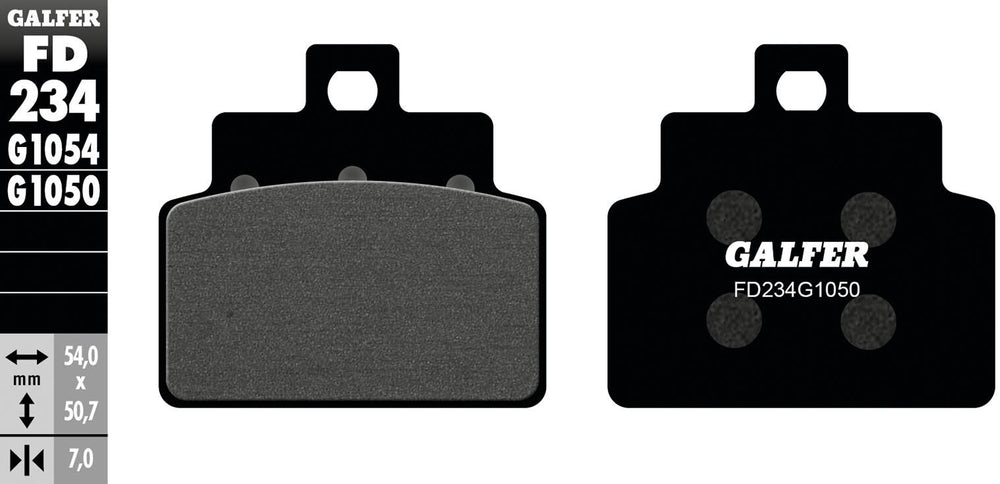Galfer remblokken fd234 brake pad fd234 g1050 organic scooter