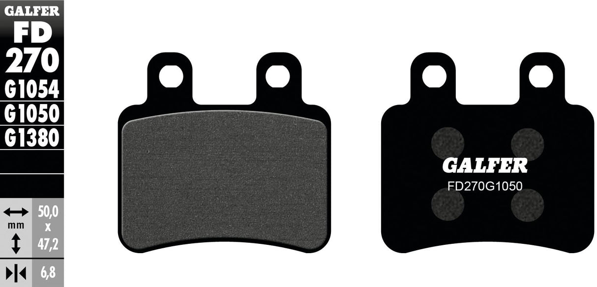 Galfer remblokken fd270 brake pad fd270 g1050 organic scooter