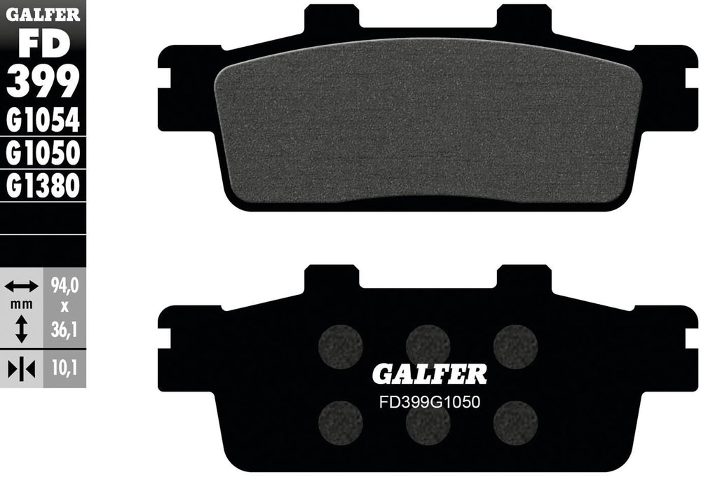 Galfer remblokken fd399 brake pad fd399 g1050 organic scooter
