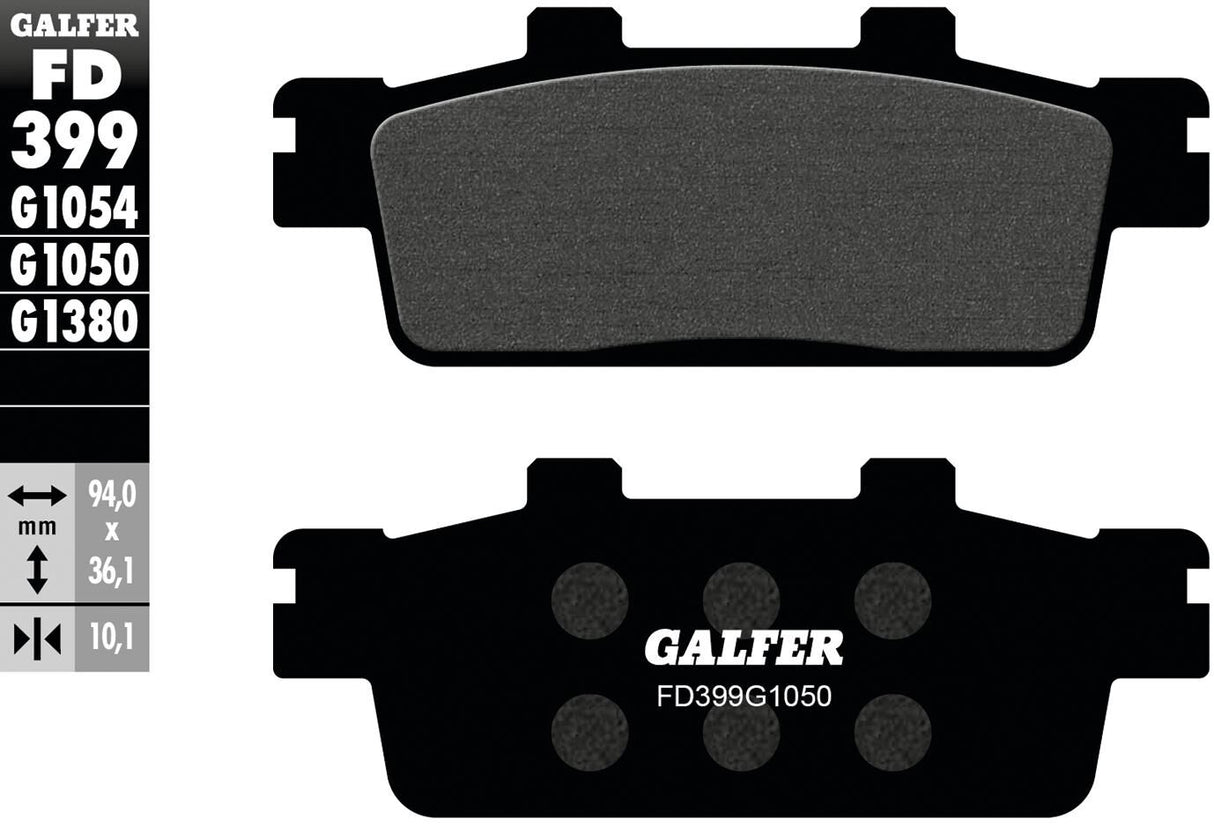 Galfer remblokken fd399 brake pad fd399 g1050 organic scooter