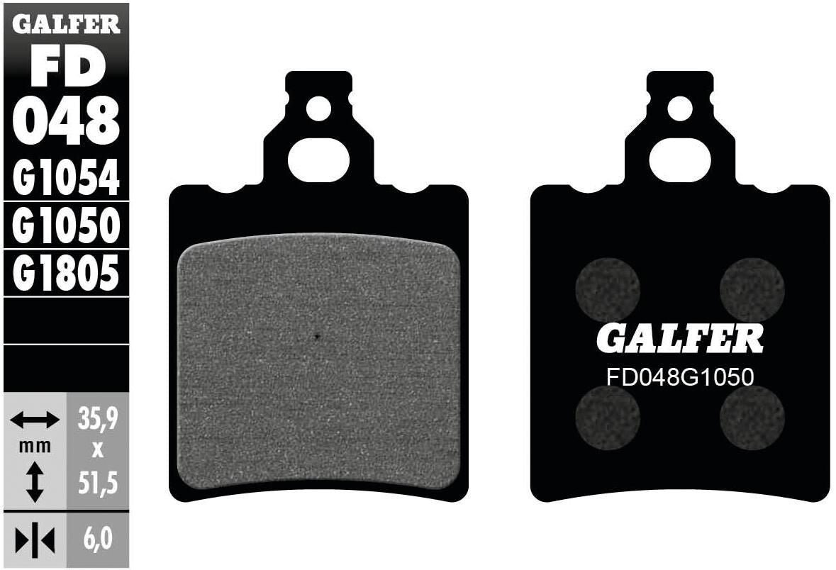 Galfer remblokken fd048 brake pad fd048 g1050 organic