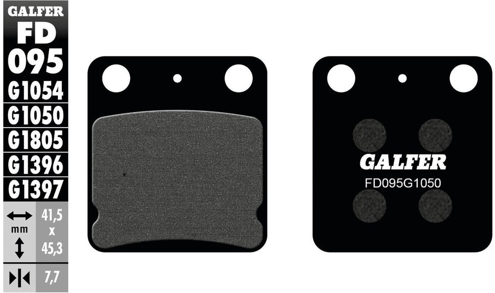 Galfer brake pads fd095 brake pad fd095 g1050 organic