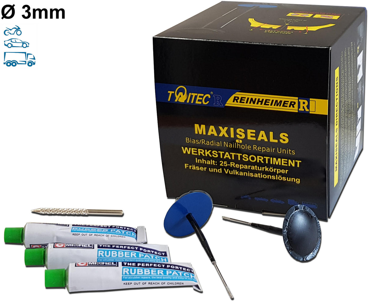 Reinheimer tire repair set maxi-seal maxi-seal m3 rep. set d1= 3mm 20 pcs.