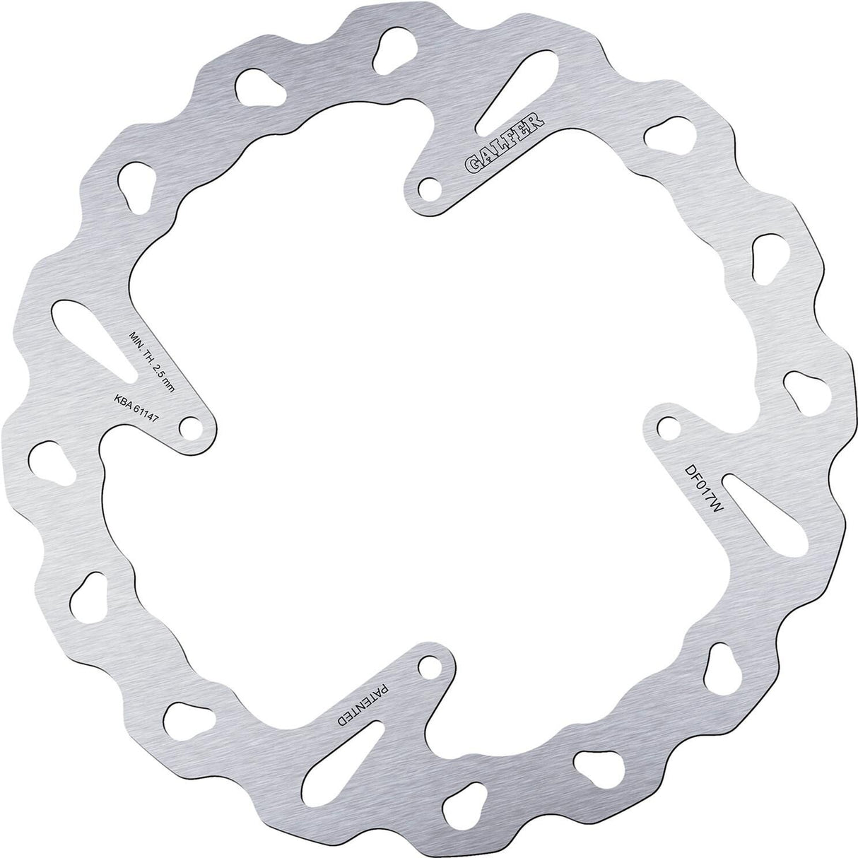 Galfer wave remschijf df017 rotor df017 type w rigid